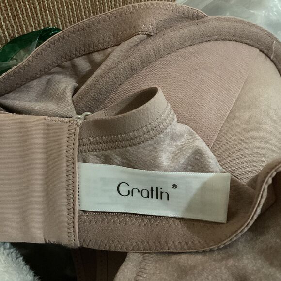 CALVENA Maternity Nursing Bra 36E Underwire Lightly Padded - Picture 6 of 8